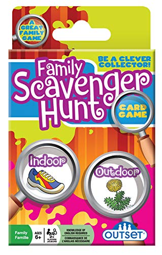 Family Scavenger Hunt Card Game by Outset Media- Travel Friendly Indoor and Outdoor Family Scavenger Hunt – Ages 6+ | The Storepaperoomates Retail Market - Fast Affordable Shopping