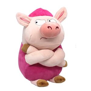 PENDLE Piggy Plush Stuffed Toy | Fun, Huggable, Soft Stuffed Piggy for Kids, Teens | Travel, Play, Sleep Pillow Plush Stuffed Piggy Toy | Fat, Cute Pet Toy Surprise Gift for All Occasions