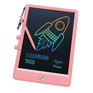 TEKFUN Kids Toys 8.5 inch LCD Writing Tablets Drawing Pad for Kids, Colorful Doodle Board Drawing Board for Toddlers, Road Trip Games Magic Birthday Gifts for 3 4 5 6 7 Year Old Girls Boys (Pink)