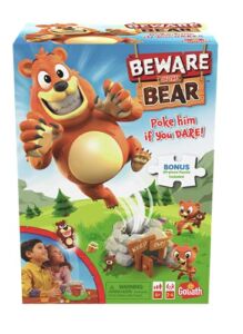 Beware of The Bear Game – Poke The Bear and Sneak The Goodies Before He Wakes Up – Includes 24-Piece Puzzle by Goliath, Multi Color, 919582