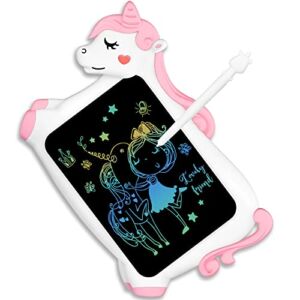 Unicorn Toy Gifts for Girls Boys – CHEERFUN LCD Writing Tablet for Kids|Toddler Travel Road Trip Essential Toy Gift for 3+4 5 6 7 8 Year Old | Reusable Doodle Draw Board | Learning Birthday Gift Girl