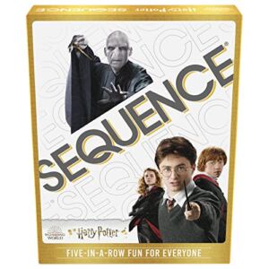 Harry Potter Sequence Board Game – Five-in-A-Row Fun for Everyone – Featuring Witches and Wizards from Harry Potter by Goliath