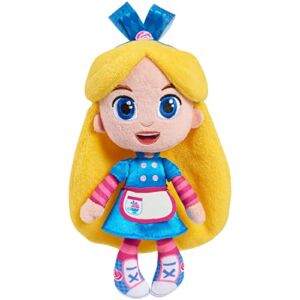 Disney Junior Alice’s Wonderland Bakery 8 Inch Alice Small Plush Doll, Officially Licensed Kids Toys for Ages 3 Up