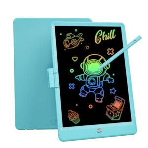 Bravokids Toys for 3-6 Years Old Girls Boys, LCD Writing Tablet 10 Inch Doodle Board, Electronic Drawing Tablet Drawing Pads, Educational Birthday Gift for 3 4 5 6 7 8 Years Old Kids Toddler (Blue)