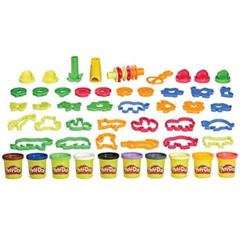 Play-Doh Animal Adventure Set, Arts and Crafts Toy for Kids 3 Years and Up with 45 Tools, 10 Cans, and Playmat (Amazon Exclusive) | The Storepaperoomates Retail Market - Fast Affordable Shopping