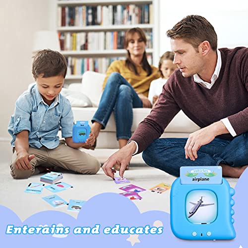 Talking Flash Cards, Toddler Educational Learning Montessori Toys, Fun Gifts for Boys Girls Age 2 3 4 5 Year Old, Speech Therapy Autism Sensory Toys (Advanced Edition) | The Storepaperoomates Retail Market - Fast Affordable Shopping