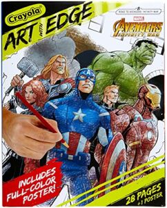 Crayola Marvel Avengers Endgame Coloring Pages & Poster, 28 Pages