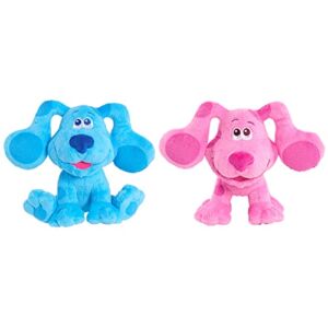 Blue’s Clues & You! Beanbag Plush Blue & Magenta 2-Pack, by Just Play, Multi-color