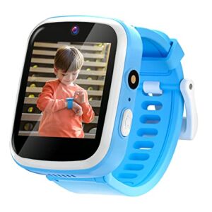 Yehtta Kids Smart Watch Toys for 3-8 Year Old Boys Toddler Watch HD Dual Camera Watch for Kids All in one Birthday Gifts for 6-10 Years Old Boys Blue Kids Watch Christmas Toys for Kids