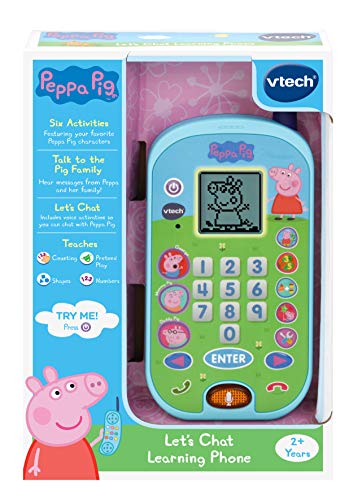 VTech Peppa Pig Let’s Chat Learning Phone | The Storepaperoomates Retail Market - Fast Affordable Shopping