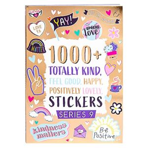 Fashion Angels 1000+ Spread Kindness Stickers for Kids – Fun Craft Stickers for Scrapbooks, Planners, Gifts and Rewards, 40-Page Sticker Book for Kids Ages 6+ and Up (77962)