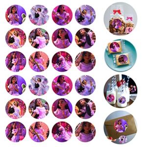 120pcs Isabella Stickers, Encanto Party Decorations for Princess Girl Birthday Party Supplies