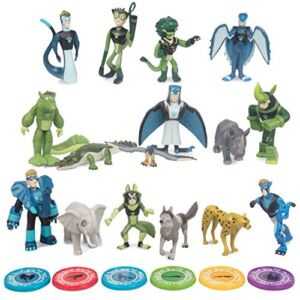 Wild Kratts Toys 22 Piece Collector Action Figure Set – Figures and Discs