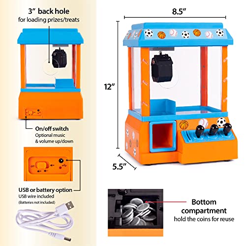 Hoovy Candy Claw Machine | Toy Claw Machine | Claw Machine | Small Claw Machine | Kids Claw Machine | Mini Claw Game | Claw Game Machine | Claw Machine for Kids | Arcade Claw Machine | Claw Game | The Storepaperoomates Retail Market - Fast Affordable Shopping