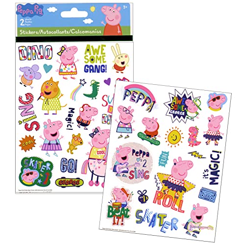 Coloring and Activity Set – Bundle Includes Peppa Pig Coloring Book, Peppa Pig Stickers, and 2-Sided Door Hanger (Peppa Coloring Book & Stickers) | The Storepaperoomates Retail Market - Fast Affordable Shopping