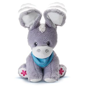 Cute Stuffed Animal Peek-A-Boo Donkey – Baby Toys for 6 to 12 & 18 Months Old Toddlers – Soft Plush Toy with Moving Ears – Baby Stuffed Animals for Infants w/ Songs, Nursery Tunes & Lullabies