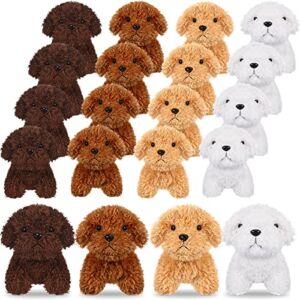 20 Pcs Mini Plush Dogs Small Stuffed Dog Cute Plush Toy Stuffed Puppy Party Favors Soft Stuffed Animal Puppy Dog Doll for Goodie Bag Fillers Birthday Party Favor Gift Carnival Prize Backpack, 4.7 Inch