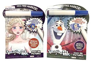 Frozen 2 Imagine Ink Magic Ink Picture, Game & Activity Book, Multicolor- 2 Pack