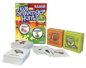 Kid’s Scavenger Hunt – Indoor and Outdoor Scavenger Hunt Card Game to Play Rain or Shine – Ages 6 +