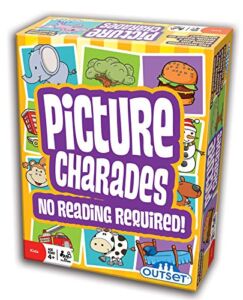 Picture Charades for Kids – No Reading Required! – An Imaginative Twist on a Classic Game Now for Young Children – Contains 4 Desk, 192 Cards Total – Ages 4+