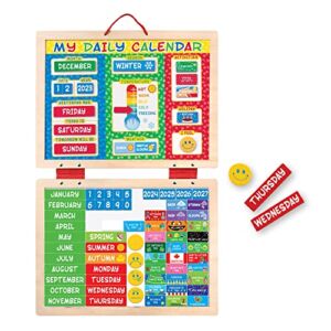 Melissa & Doug My First Daily Magnetic Calendar – Activities Calendar For Kids, Weather And Seasons Calendar For Preschoolers and Kids Ages 3+