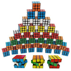 36 Pcs Mini Cube Puzzle Toy for Party Favors, 1.2 Inch 3*3 Magic Cube Game Toy for School Classroom Prizes, Easter Basket Goodie Bag Stuffers and Birthday Gift for Kids Students