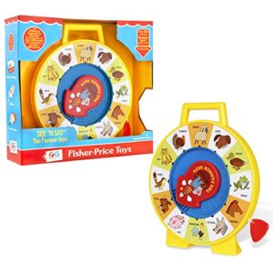 Fisher Price Classic Farmer Says See ‘n Say – Great Pre-School Gift for Girls and Boys