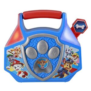 eKids Paw Patrol Toy Mini Boom Box, Built-in Music, Flashing Lights and Sound Effects, Lightweight Portable Musical Toy for Fans of Paw Patrol Toys and Gifts