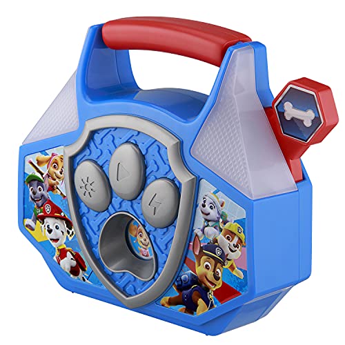 eKids Paw Patrol Toy Mini Boom Box, Built-in Music, Flashing Lights and Sound Effects, Lightweight Portable Musical Toy for Fans of Paw Patrol Toys and Gifts | The Storepaperoomates Retail Market - Fast Affordable Shopping