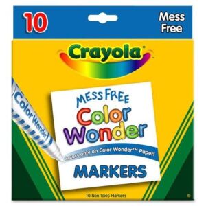 Color Wonder Mess Free Coloring Markers 10-Pack