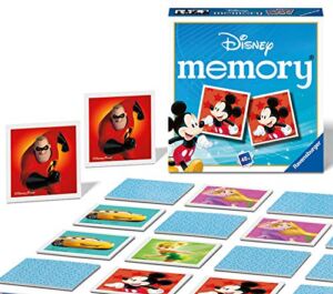 Ravensburger Disney – Mini Memory Game for Kids Age 3 Years and up