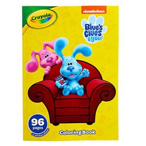 Crayola Blues Clues Coloring Book with Stickers, Gift for Kids, 96 Pages, Ages 3, 4, 5, 6