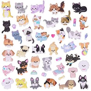 Cats and Dogs Stickers 4 Different Sheets for Kids, 3D Puffy Sticker for Kids, Bulk Scrapbooking, Foam Cats Dogs Kitten Puppy Stickers for Boys Girls Birthday Giftt, Party Supplies, Reward