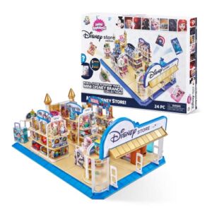 5 Surprise Mini Brands Disney Toy Store Playset by Zuru – Disney Toy Store Includes 5 Exclusive Mystery Mini’s, Store and Display Mini Collectibles, Toy for Kids, Teens, and Adults