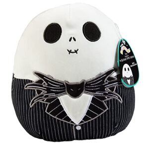 Squishmallow 8″ Nightmare Before Christmas Jack Skellington – Official Kellytoy Plush – Cute and Soft Stuffed Animal Toy – Great Gift for Kids