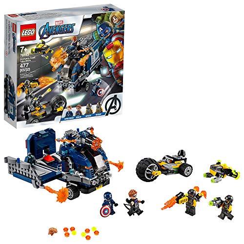 LEGO Marvel Avengers Truck Take-Down 76143 Captain America and Hawkeye Superhero Action, Cool Minifigures and Vehicles (477 Pieces) | The Storepaperoomates Retail Market - Fast Affordable Shopping