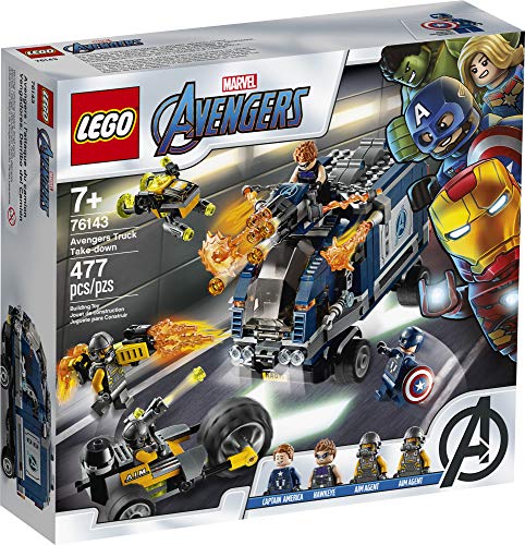 LEGO Marvel Avengers Truck Take-Down 76143 Captain America and Hawkeye Superhero Action, Cool Minifigures and Vehicles (477 Pieces) | The Storepaperoomates Retail Market - Fast Affordable Shopping