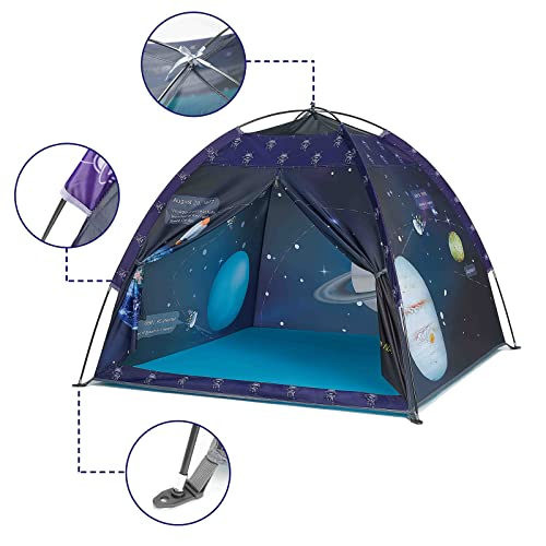 Space World Play Tent-Kids Galaxy Dome Tent Playhouse for Boys and Girls Imaginative Play-Astronaut Space for Kids Indoor and Outdoor Fun, Perfect Kid’s Gift- 47″ x 47″ x 43″ | The Storepaperoomates Retail Market - Fast Affordable Shopping