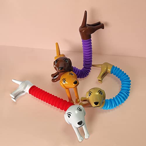 Dr.Kbder Pop Tubes Party Favor Sensory Fidget Toys, Dog Learning Toddler Toy for Kids Top ADHD & Autism Fidget 2022 Best Preschool Idea (2PCS) | The Storepaperoomates Retail Market - Fast Affordable Shopping