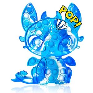 NUFR – Pop Fidget Toy, Tie-Dye New Night Cat Pop Bubble Sensory Fidget Toy for ADHD and Early Educational Toddler Baby,Relieve Stress Pop Bubble Sensory Fidget Toy for Boys and Girls Toy Gifts