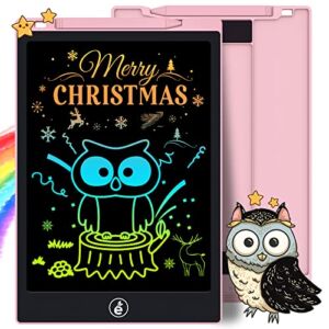 Sunany LCD Writing Tablet Doodle Board, 11 inch Colorful Drawing Tablet Writing Pad, Girls Boys Gifts Toys for 3 4 5 6 7 Year Old (Pink)