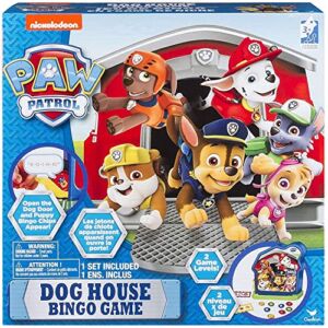 Paw Patrol Dog House Bingo Game for Kids Featuring Marshall Rubble Chase Rocky and More