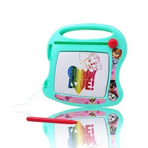Lollipop Paw Patrol Magnetic Board for Kids, Erasable Toddler Drawing Pad, Magic Sketcher, Sketch & Doodle Travel Toy, Aqua