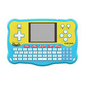 PUOX Multifunctional Tablet Learning Machine, Handheld Educational Game Machine, Interactive Learning Machine with Letters, Numbers, Music, Voice, Suitable for Children 6 Months – 12 Years Old