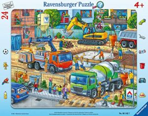 Ravensburger 05142 Children’s Puzzle Busy Construction Site 24 Pieces