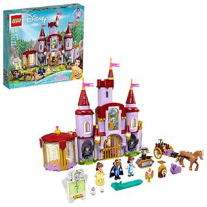 LEGO Disney Princess Belle and The Beast’s Castle 43196 Building Toy Set for Kids, Girls, and Boys Ages 6+ (505 Pieces)