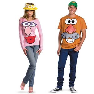 Disguise Women’s Hasbro Game Mr. Mrs. Potato Head Costume Kit, White/Pink/Red/Grey, One Size