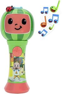 First Act CoComelon Musical Sing-Along Microphone Plays Clips of The ‘Thank You’ Song – Musical Instruments for Kids, Toddlers, and Preschoolers