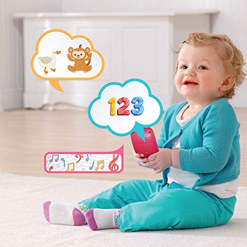 My First Smartphone – Cell Phone Baby Toy, for Toddlers and Young Children – 15 Unique Buttons and Functions, Musical Melodies, Animal Sounds and Number Learning – for 1-Year-Old Kids and Older | The Storepaperoomates Retail Market - Fast Affordable Shopping