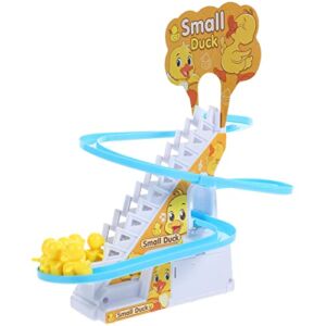 Toddmomy 1 Set of Small Ducks Climbing Toys Musical Duckling Toy Funny Climb Toy Educational Track Toy Climb Toy for Toddlers and Kids（Yellow）